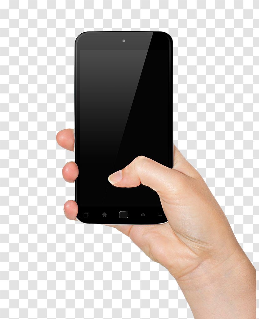 Feature Phone Smartphone Mobile Phones Stock Photography - Handheld Black Transparent PNG