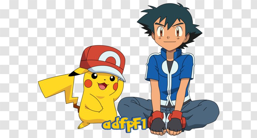 Ash Ketchum Pikachu Brock Pokémon X And Y - Cartoon Transparent PNG