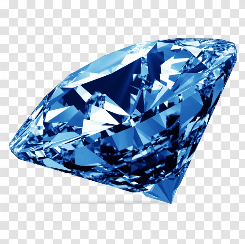 Clip Art Blue Diamond Color - Diamonds Transparent PNG