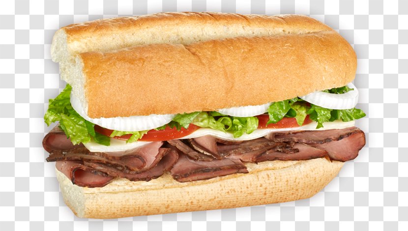 Bánh Mì Roast Beef Blimpie America's Sub Shop Submarine Sandwich - Meat Transparent PNG