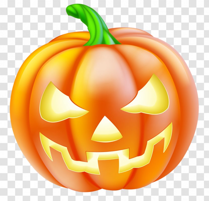 Calabaza Halloween Pumpkin Jack-o'-lantern Clip Art - Drawing Transparent PNG