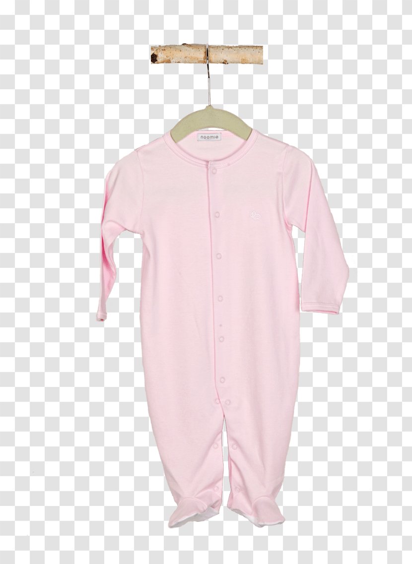 Pajamas Pink M Collar Neck Sleeve - Baby Noomie Transparent PNG