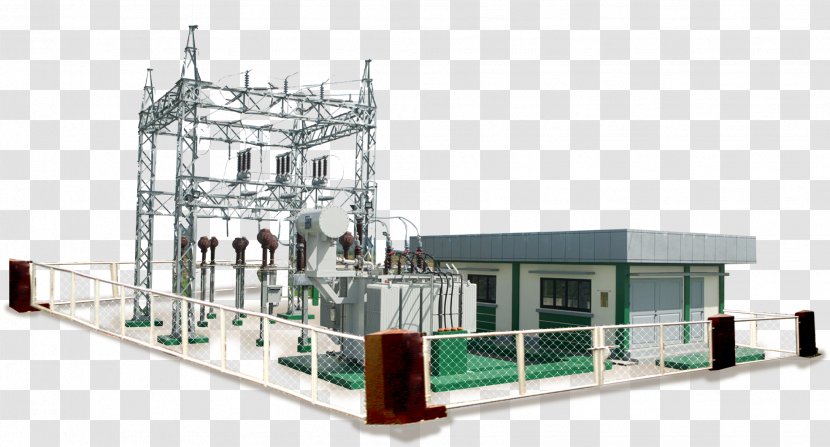 Electrical Substation Electricity Surge Arrester Electric Power Distribution Transformer - Voltage Transparent PNG
