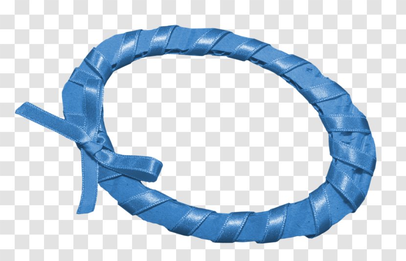 Blue - Ribbon - Bow Bracelet Transparent PNG