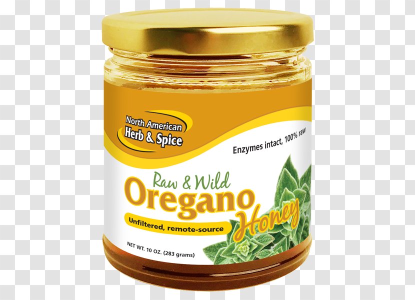Honey Herb Oregano Food Flavor - Natural Foods - Spice Transparent PNG