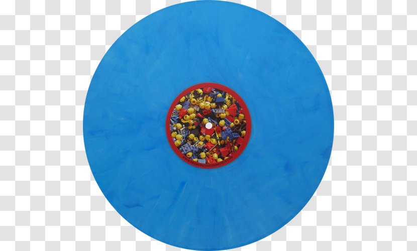 Scurrilous Phonograph Record Color Blue Picture Disc - Frame - Marbled Transparent PNG