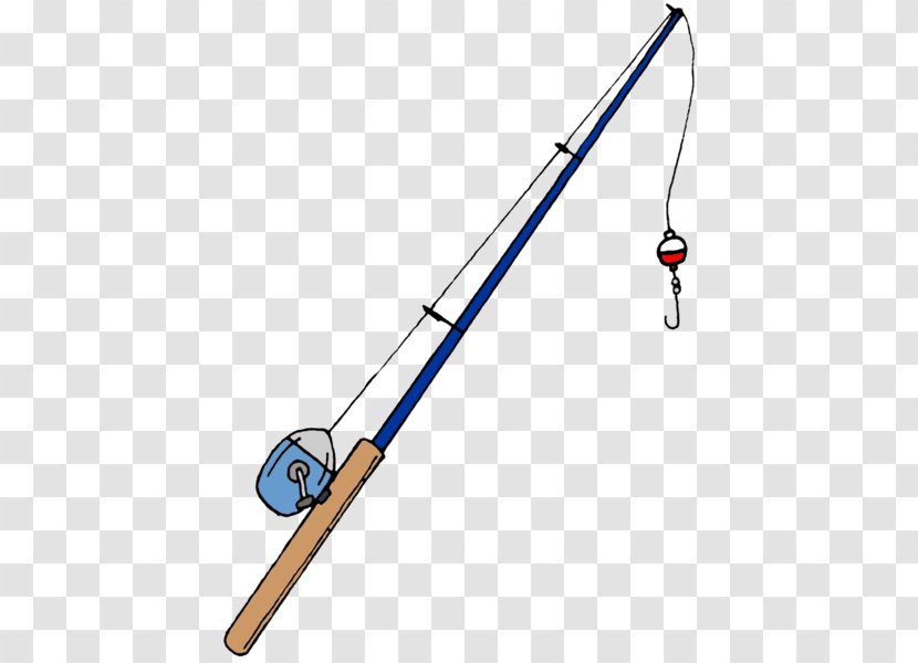 Fishing Rods Fish Hook Clip Art - Rod Cartoon Transparent PNG