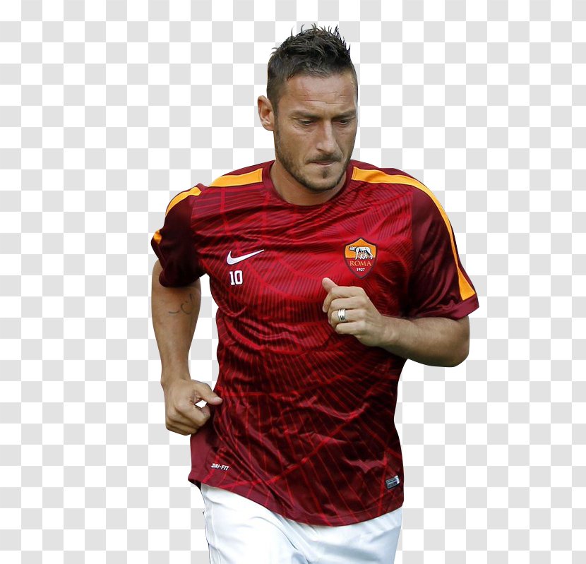 Francesco Totti A.S. Roma Football Player Jersey Transparent PNG