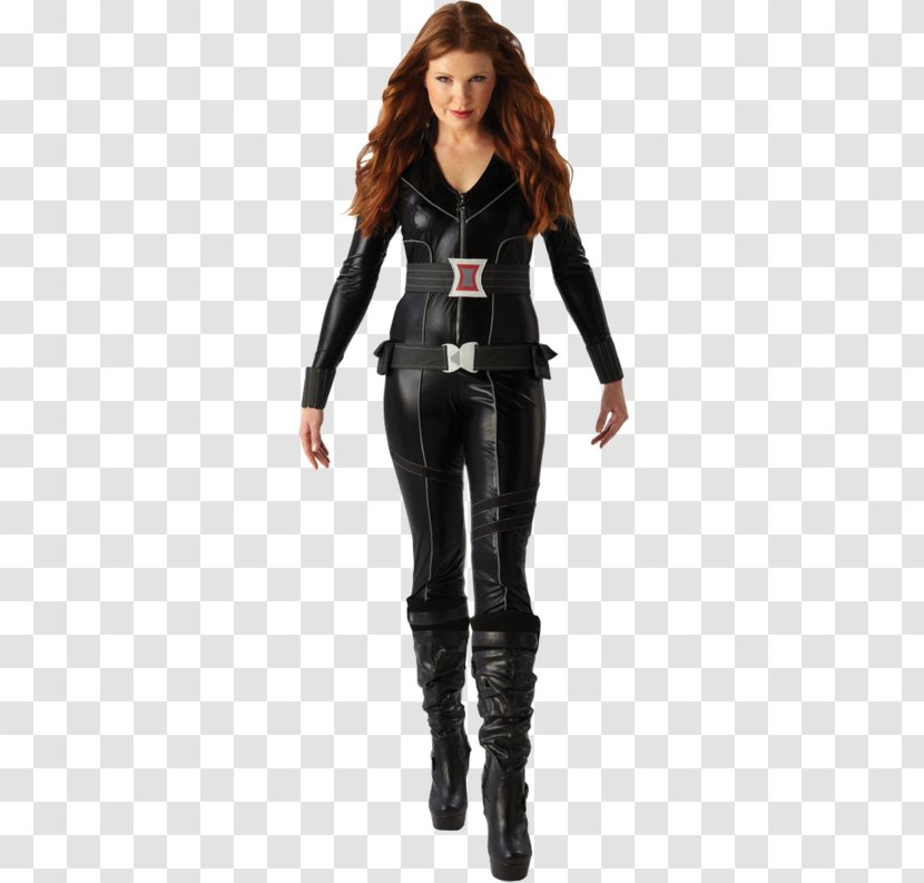 Black Widow The Avengers Scarlett Johansson Captain America Costume - Flower Transparent PNG