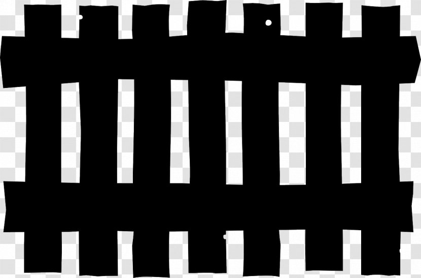 Picket Fence Silhouette Clip Art - Wrought Iron Transparent PNG