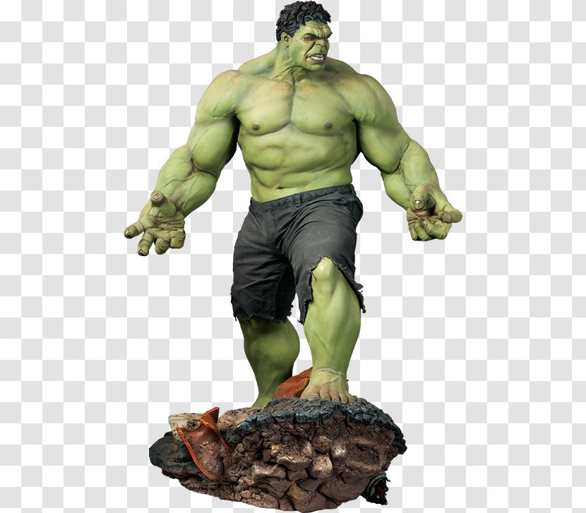 Hulk Black Widow Marvel Cinematic Universe Superhero Statue - Sideshow Collectibles Transparent PNG