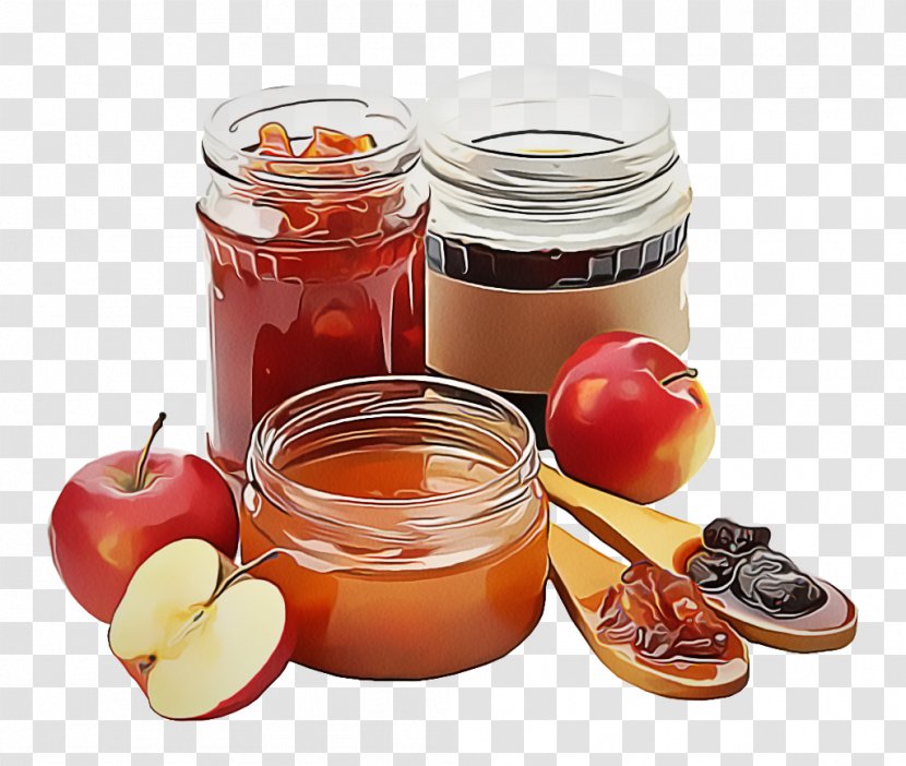 Food Apple Mason Jar Ingredient Fruit - Jam Canning Transparent PNG
