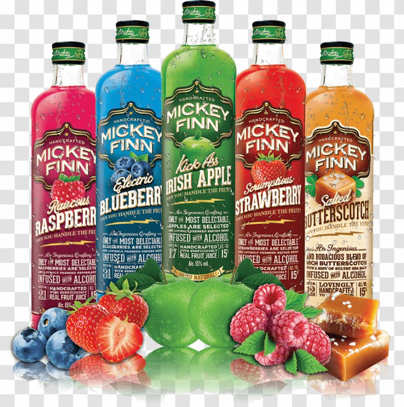 Mickey Finn Schnapps Alcoholic Drink Food - Raspberry - Drinks Transparent PNG