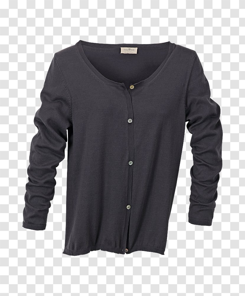 Cardigan T-shirt Jacket Hoodie Clothing - Neck Transparent PNG