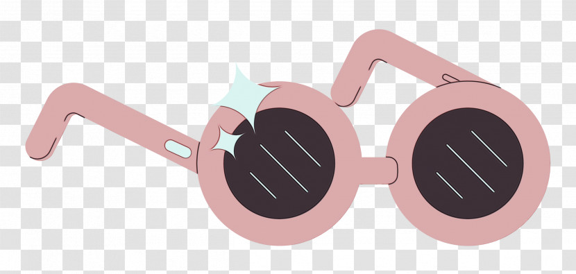 Sunglasses Goggles Font Pink M Beauty.m Transparent PNG