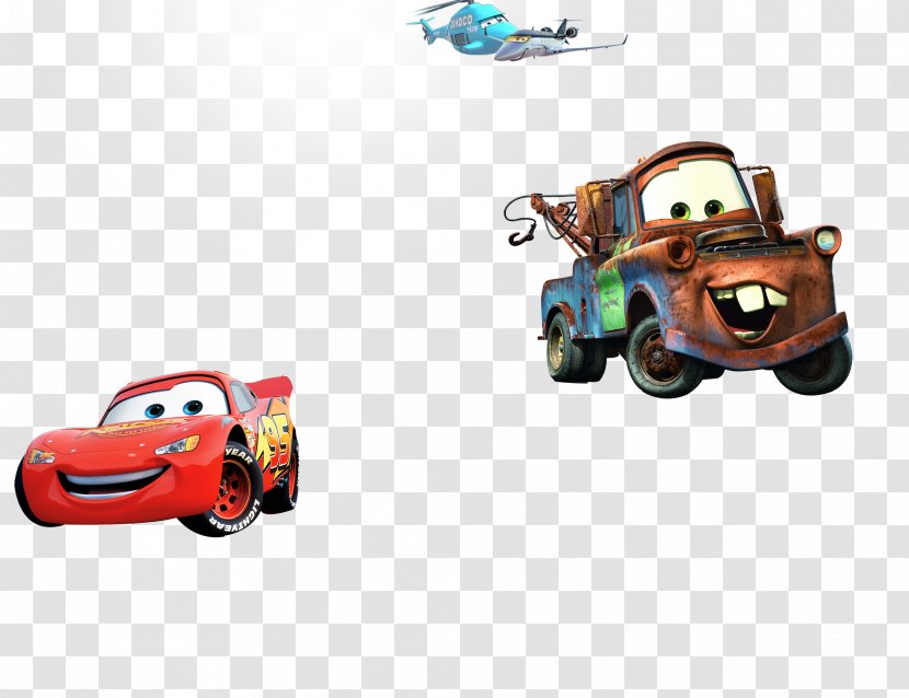 Lightning McQueen Mater Adhesive Partition Wall Cars - Radio Controlled Toy - Car Toys Transparent PNG
