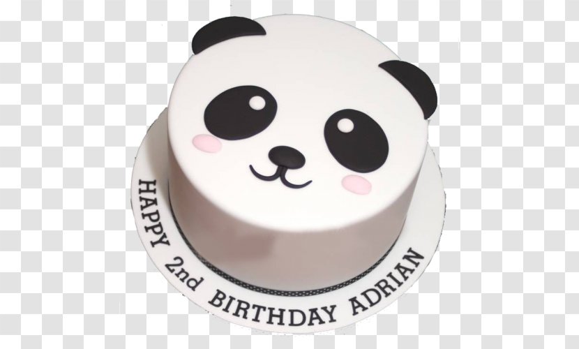 Birthday Cake Sugar Cream Pie Giant Panda Decorating - Boy - Delivery Transparent PNG