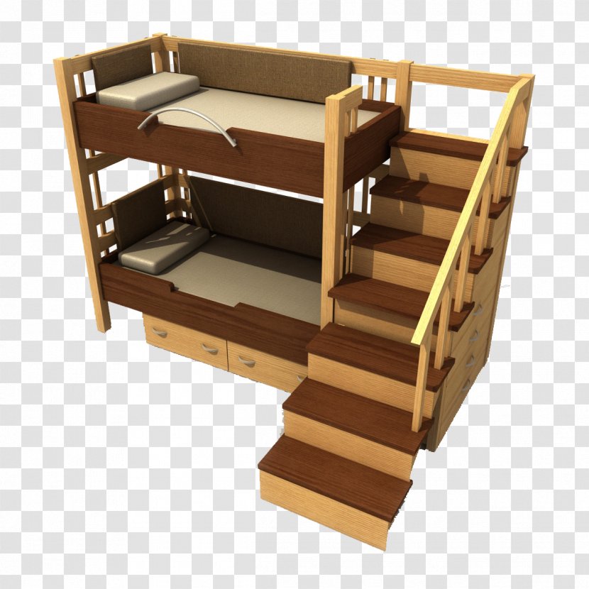Bunk Bed Dormitory Mattress - Two Color Dorm Transparent PNG