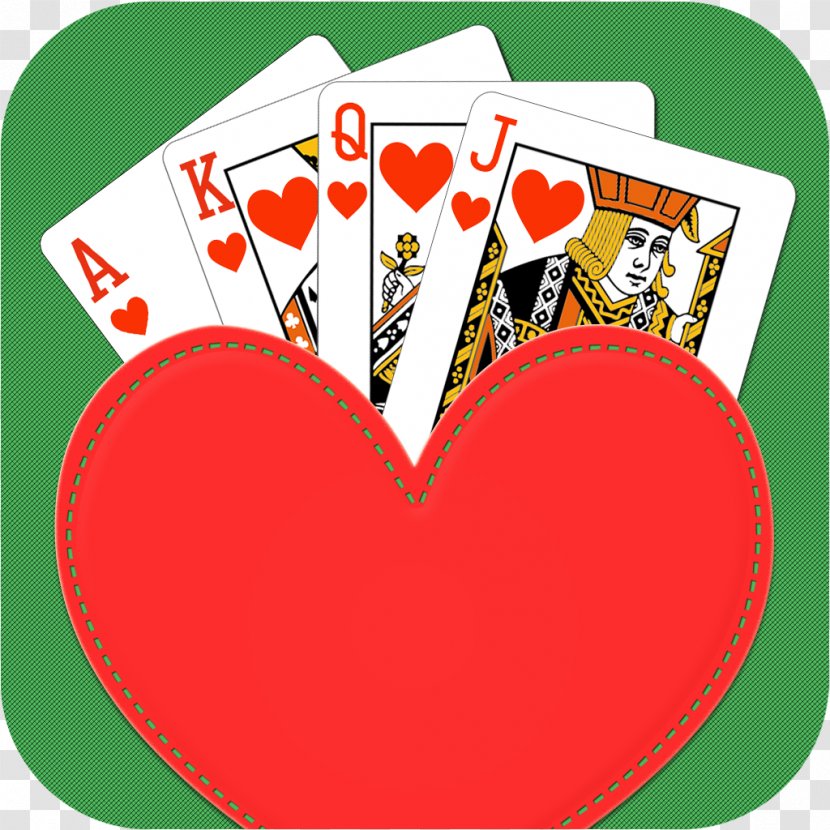 Card Game Mahjong Hearts Reversis - Heart - Apple Transparent PNG