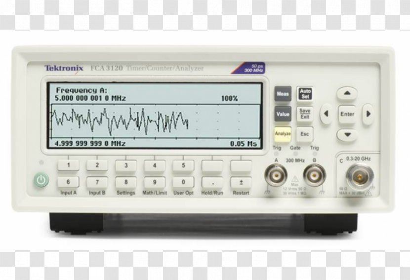 Digital Storage Oscilloscope Frequency Counter Tektronix - Audio Receiver - Laskine Transparent PNG