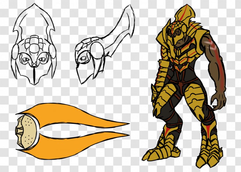 Arbiter Halo 5: Guardians Drawing Illustration Sketch - Costume Design Transparent PNG