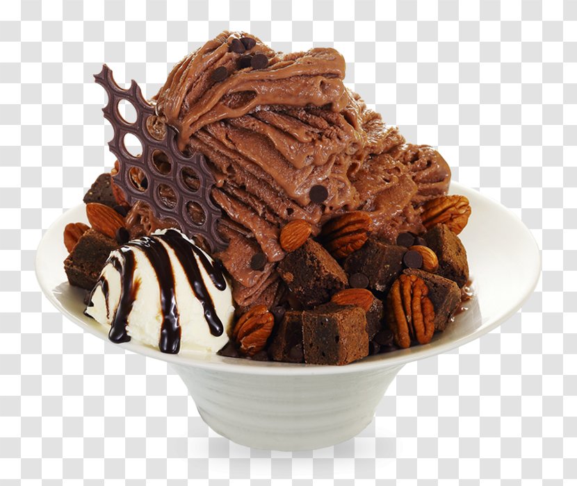 Chocolate Ice Cream Brownie Flavor - Food Transparent PNG
