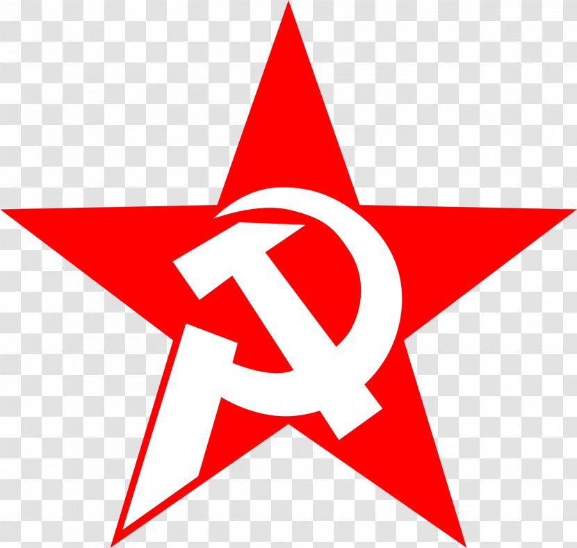 Soviet Union Hammer And Sickle Clip Art - Communism - Star Transparent PNG
