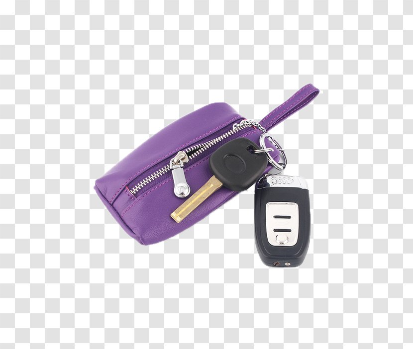 Purple Key Bag Gratis - Designer - Wallets Transparent PNG