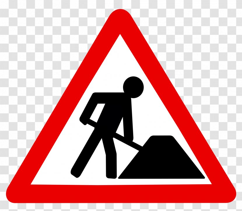 Traffic Sign - Area - Construction Transparent PNG