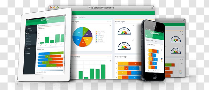 Responsive Web Design Pie Chart Comparison Of JavaScript Charting Libraries - Electronics - World Wide Transparent PNG