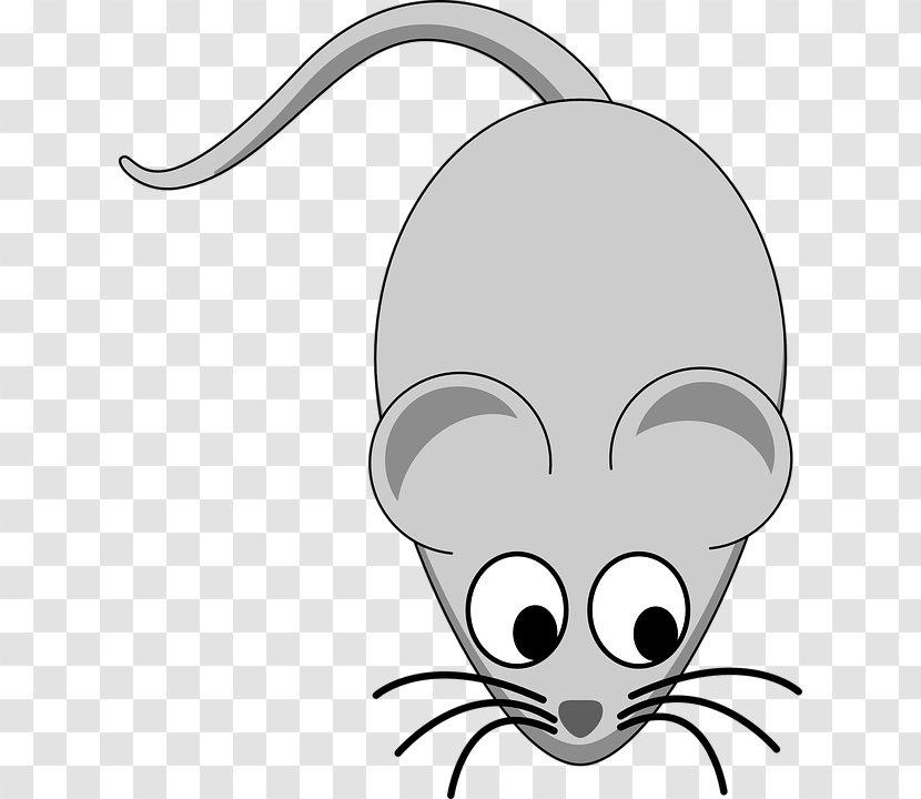 Computer Mouse Clip Art - Black And White Transparent PNG