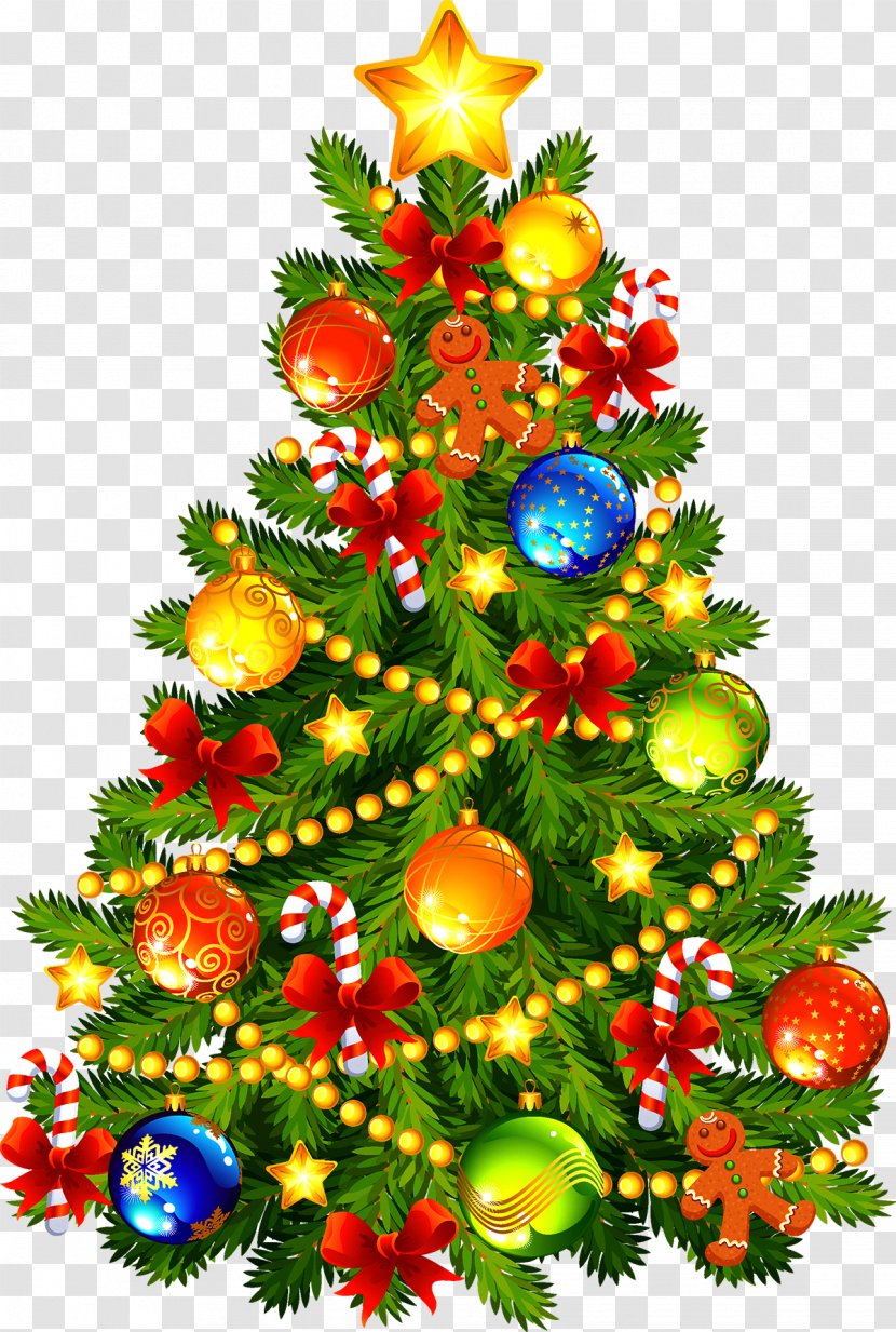 Christmas Tree Decoration Ornament Clip Art - Evergreen Transparent PNG