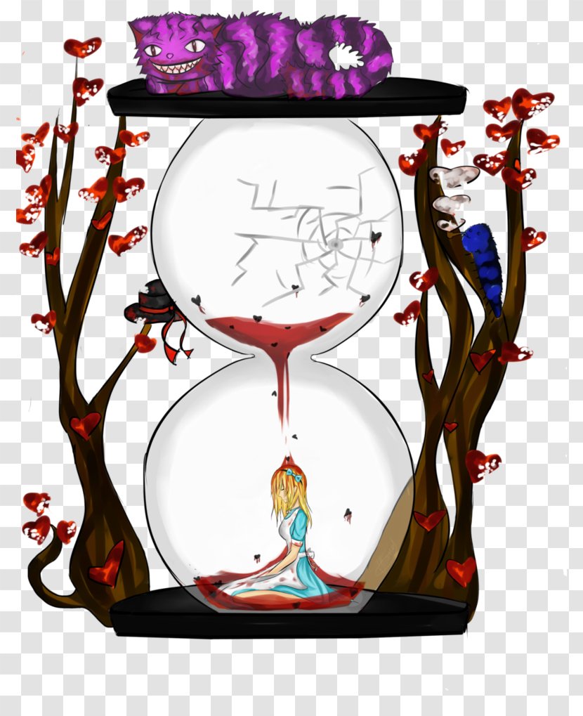 Hourglass Clock Art Drawing - Tree Transparent PNG