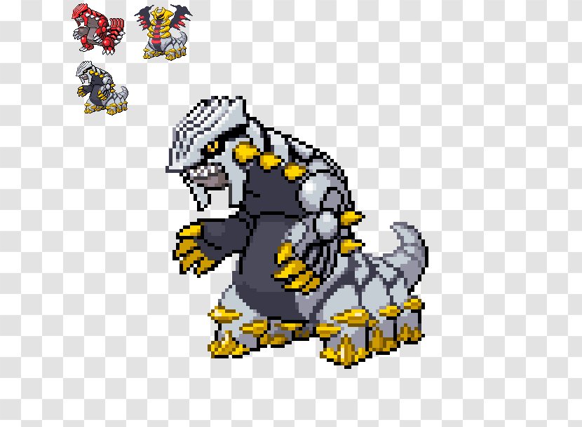 Groudon Pokémon Giratina Pixel Art Regirock - Regice - Pokemon Transparent PNG