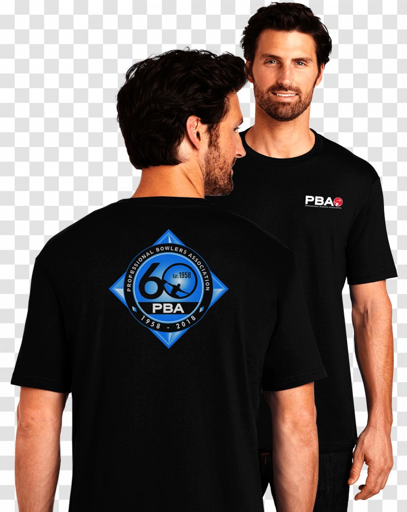 T-shirt Sleeve Clothing Crew Neck - Professional Bowling Shirts Transparent PNG