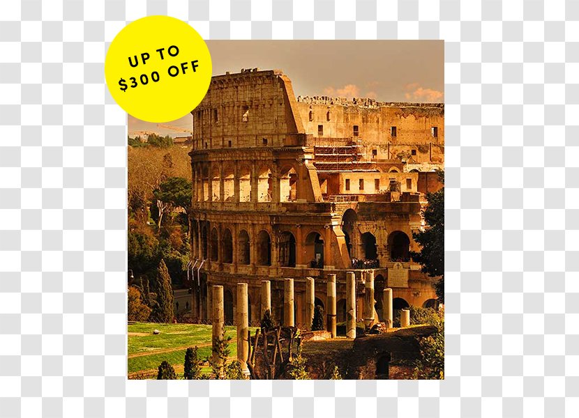 Colosseum Roman Forum Palatine Hill Pantheon Painting - Hacienda Transparent PNG