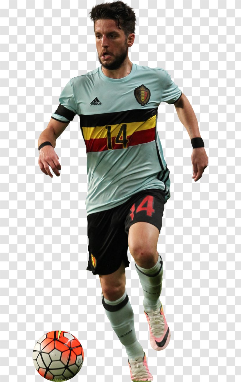 Dries Mertens Belgium National Football Team Jersey Player - Shoe Transparent PNG