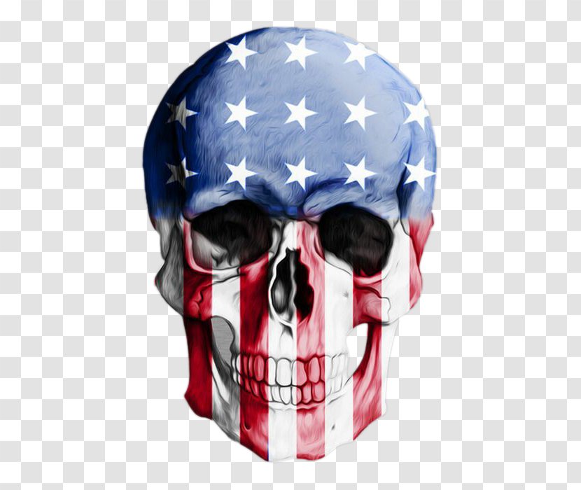 United States LG G2 Human Skull Symbolism Color - Flag Of The - US Wind Transparent PNG
