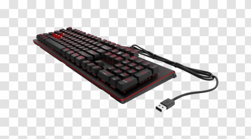 Computer Keyboard Hewlett-Packard Mouse HP OMEN 1100 Gaming Keypad - Hp Omen - Hewlett-packard Transparent PNG