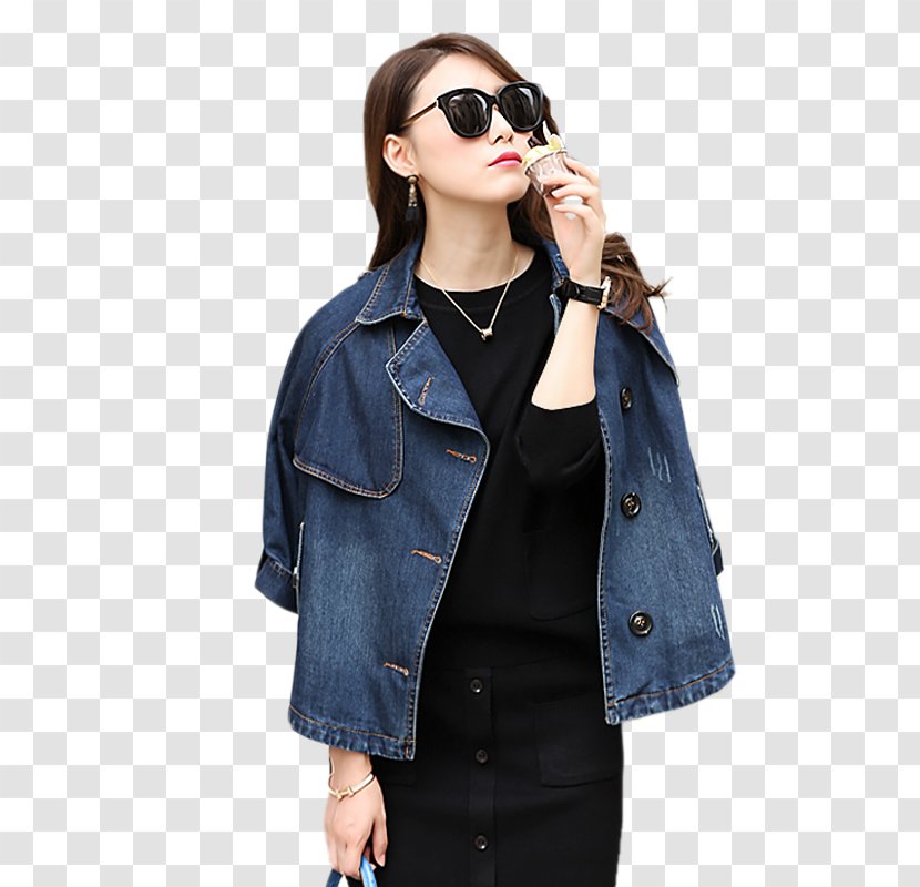 Leather Jacket Overcoat - Eyewear Transparent PNG