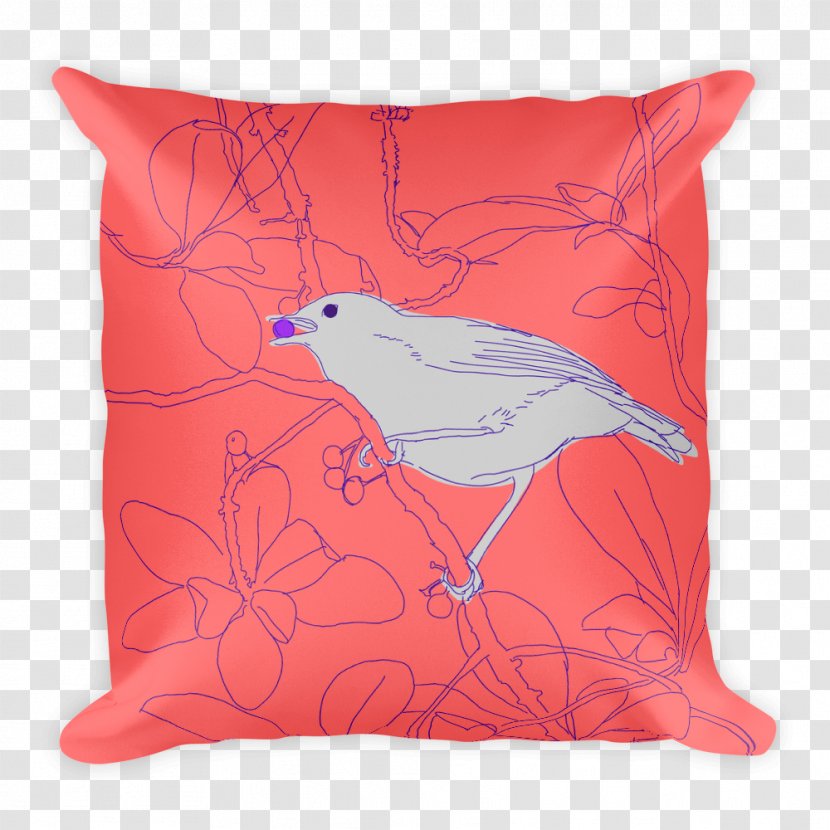 Throw Pillows Cushion T-shirt Bed - Beak - Pillow Transparent PNG