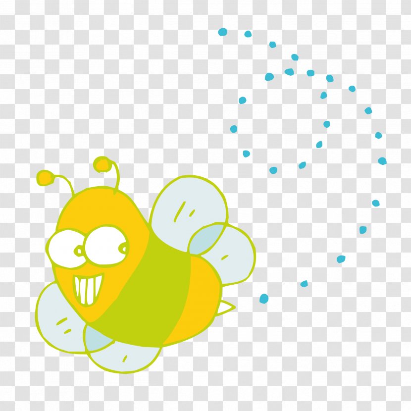 Insect Cartoon Honey Bee - Comics - Happy Transparent PNG