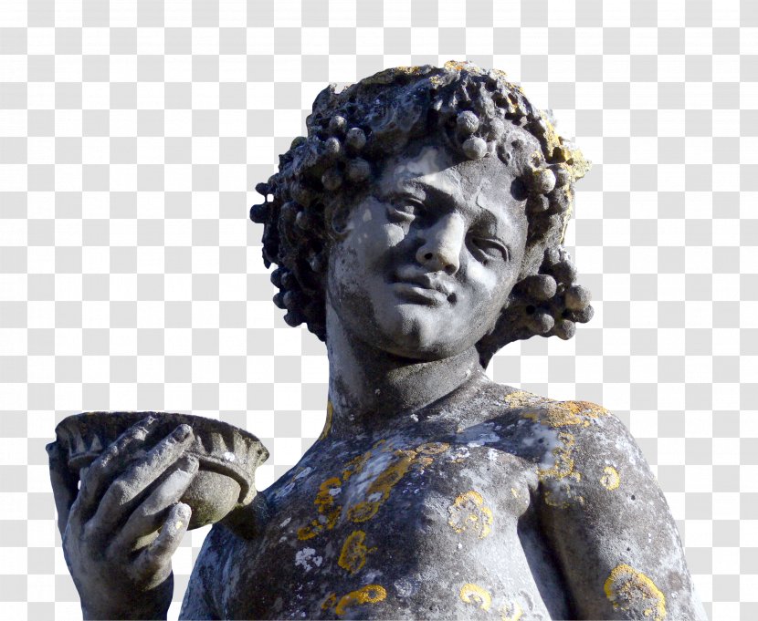 Bacchus Hermes And The Infant Dionysus Palacio De La Berbie Greek Mythology - Statue Transparent PNG