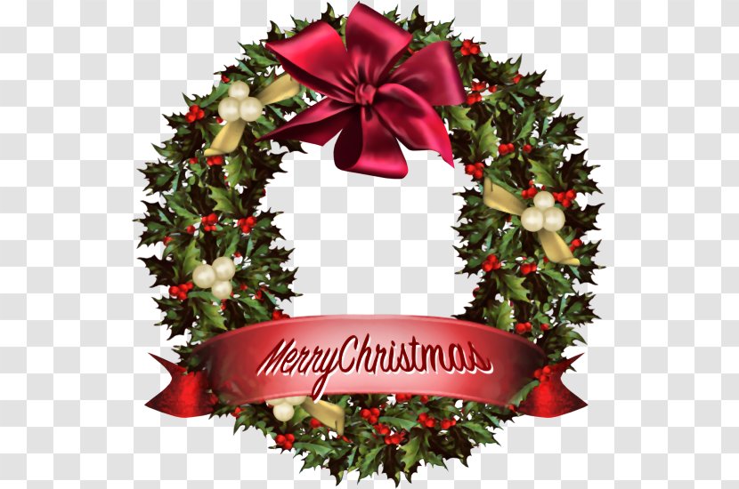 Christmas Ornament Wreath - Lines Transparent PNG