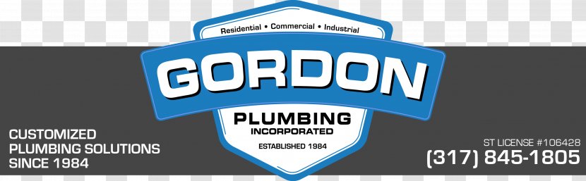 Gordon Plumbing, Inc. Plumber Sewerage General Contractor - Indianapolis Transparent PNG