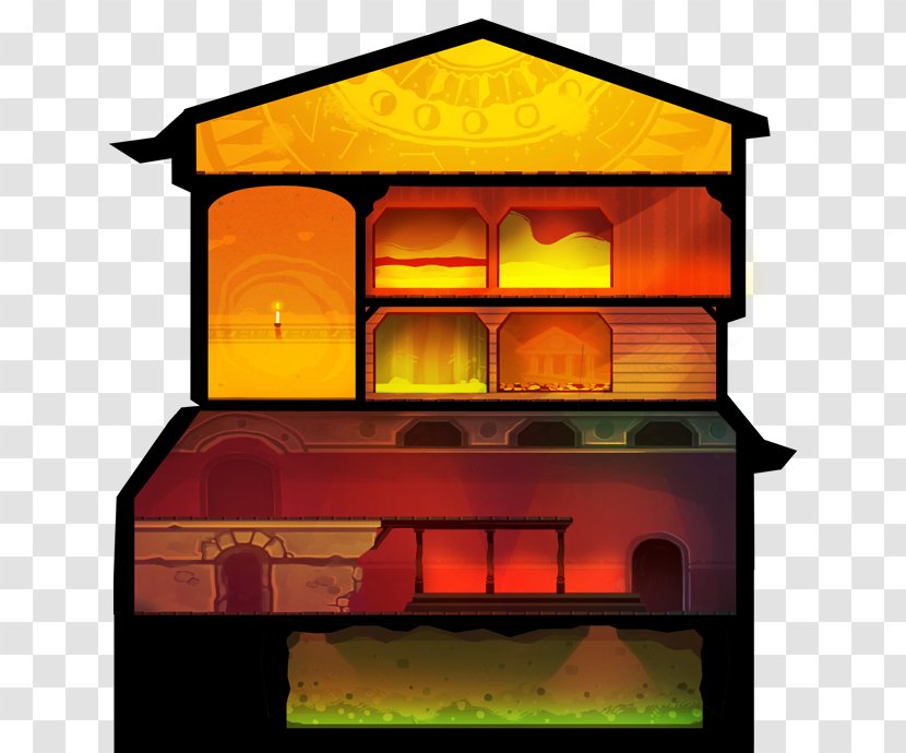 Haunt The House: Terrortown House Plan Game Transparent PNG