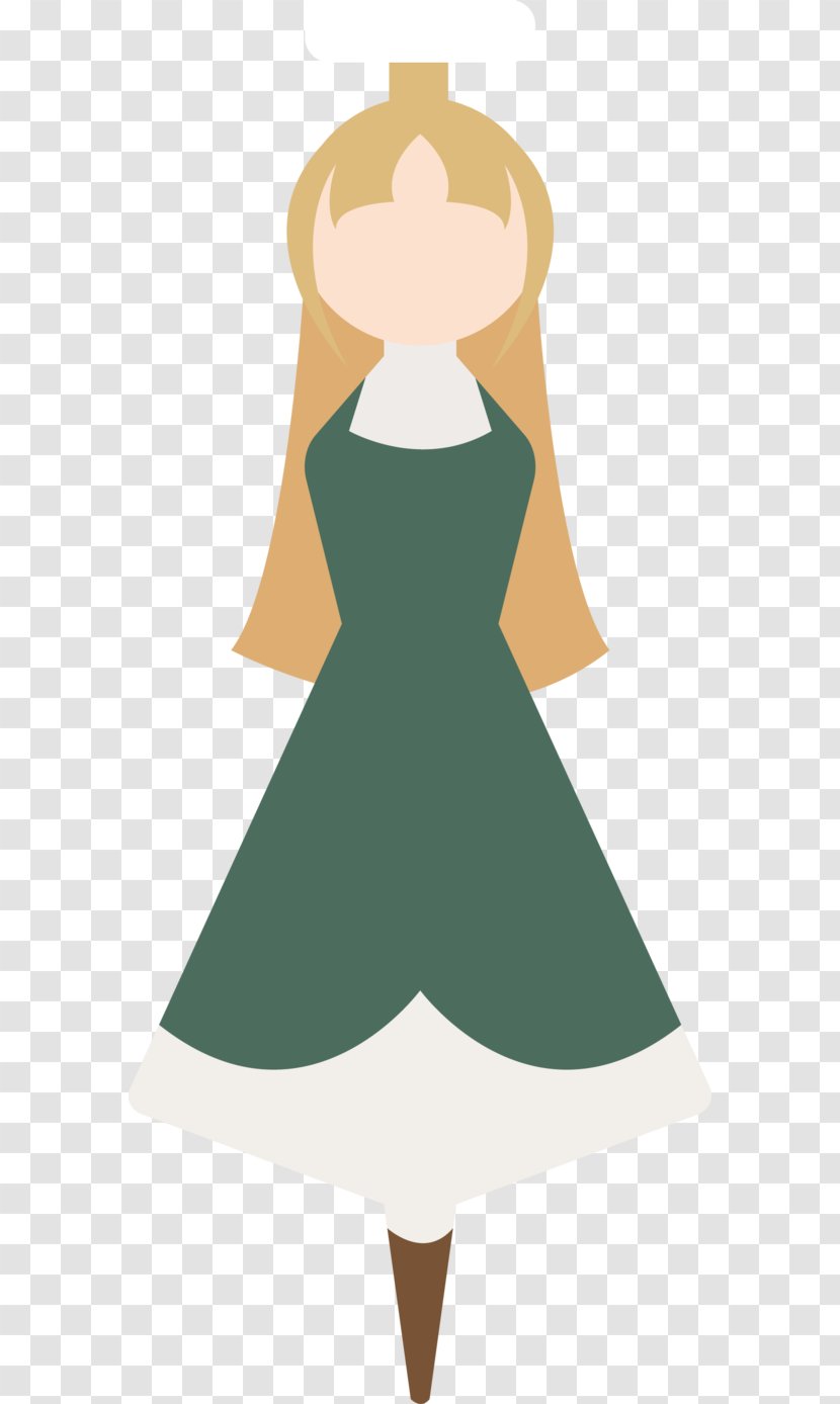 Illustration Dress Cartoon Angle Tree - Teal - Chomp Vector Transparent PNG