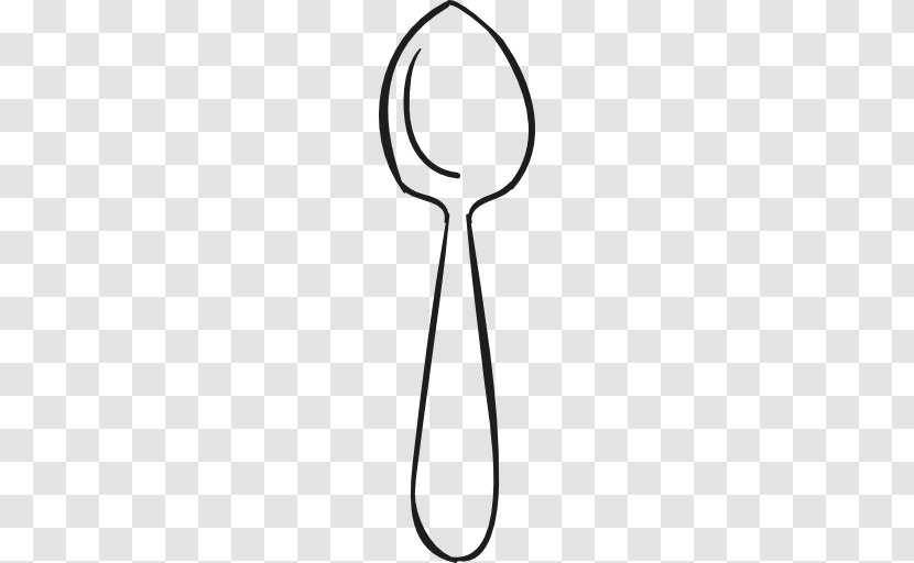 Line Art Clip - Area - Spoon Vector Transparent PNG