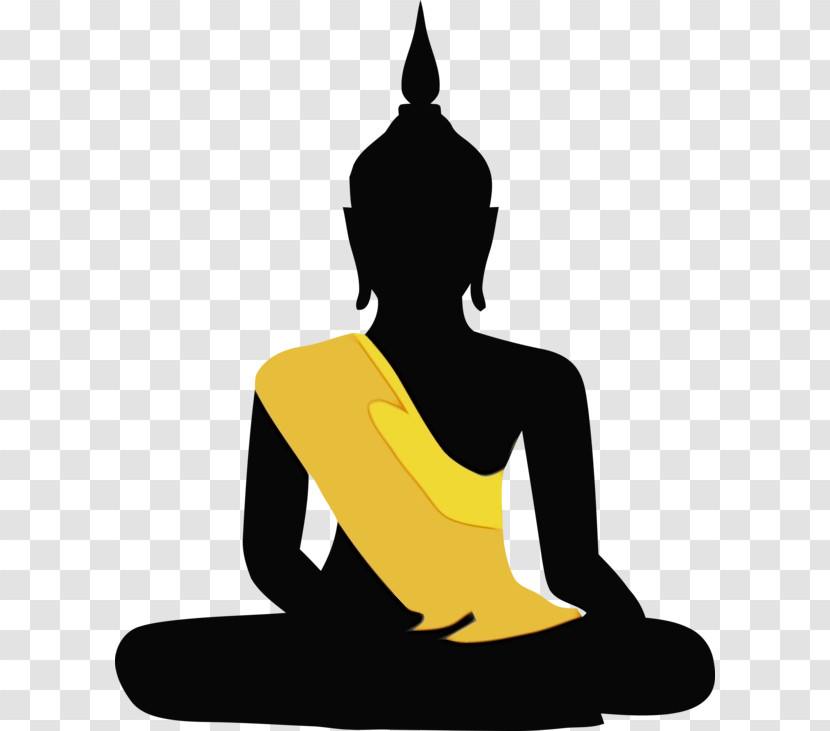 Meditation Sitting Yoga Physical Fitness Silhouette Transparent PNG