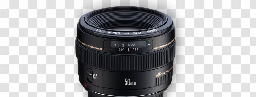 Canon EF Lens Mount Camera Photography 50mm F/1.4 USM Digital SLR - Teleconverter Transparent PNG